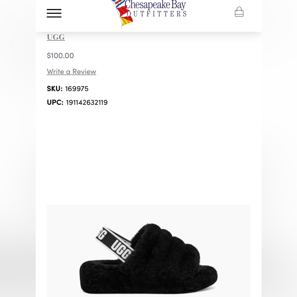 UGG fluffyeaslippers BRAND NEW (no box or tags) only tried on oncenever wornout